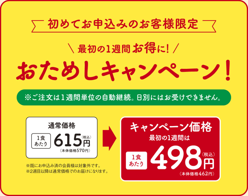 おためしキャンペーン