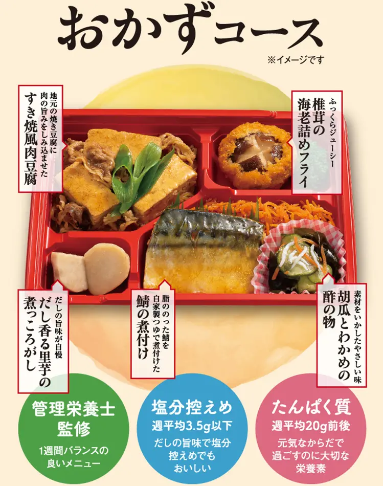 おかずコース